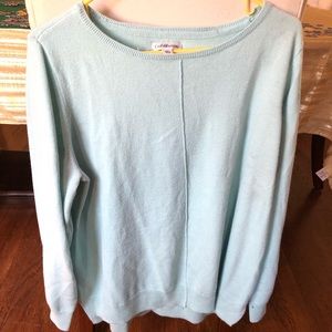 XL blue tunic sweater